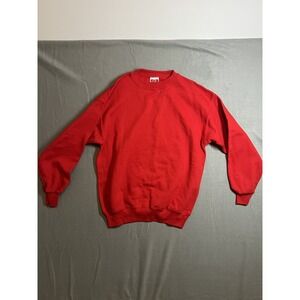 Vintage Pannill Heavyweight Red Crewneck Sweatshirt Women's Large Made in USA